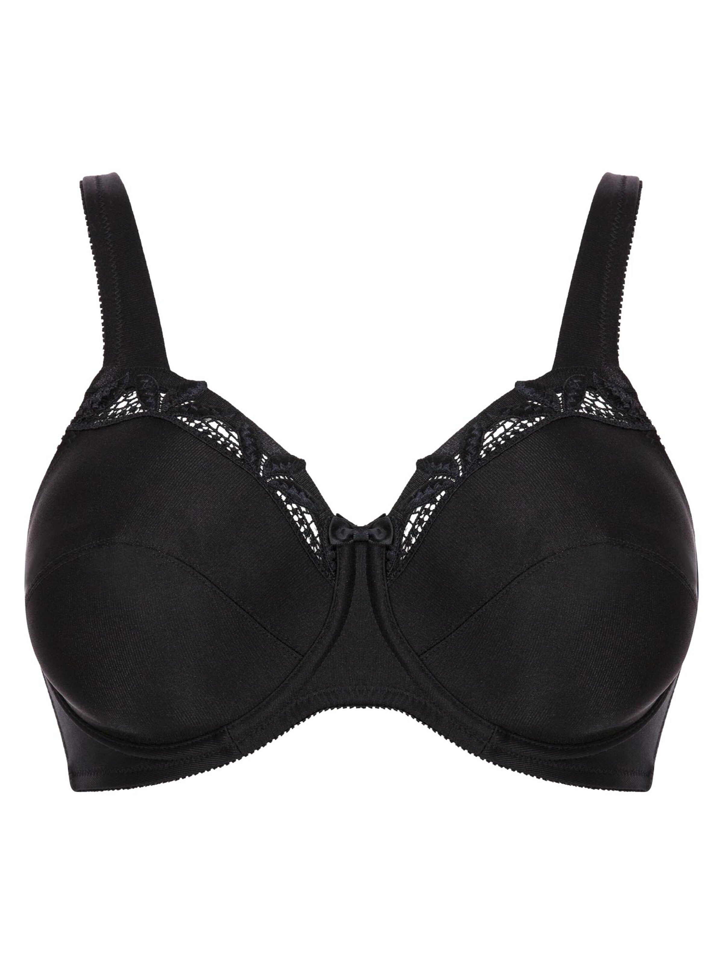 FELINA Minimiser Bra 'Melina' in Black: front