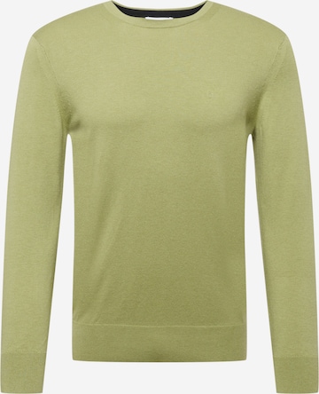 Calvin Klein Sweater in Green: front