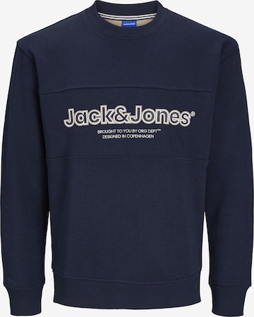 JACK & JONESSweater majica 'LAKEWOOD' - plava boja: prednji dio