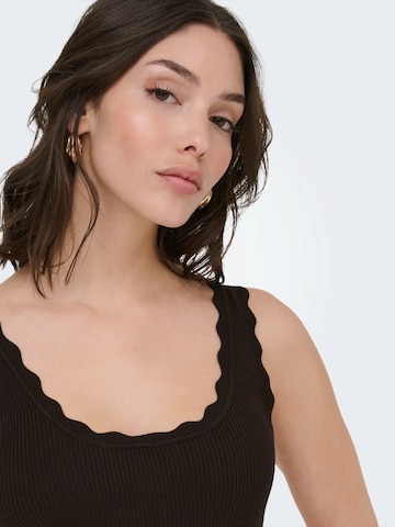 JDY Knitted top 'JDYNANNA' in Brown