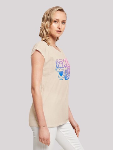 F4NT4STIC Shirt 'Sex Education Sex Kid Blend Netflix TV Series' in Beige