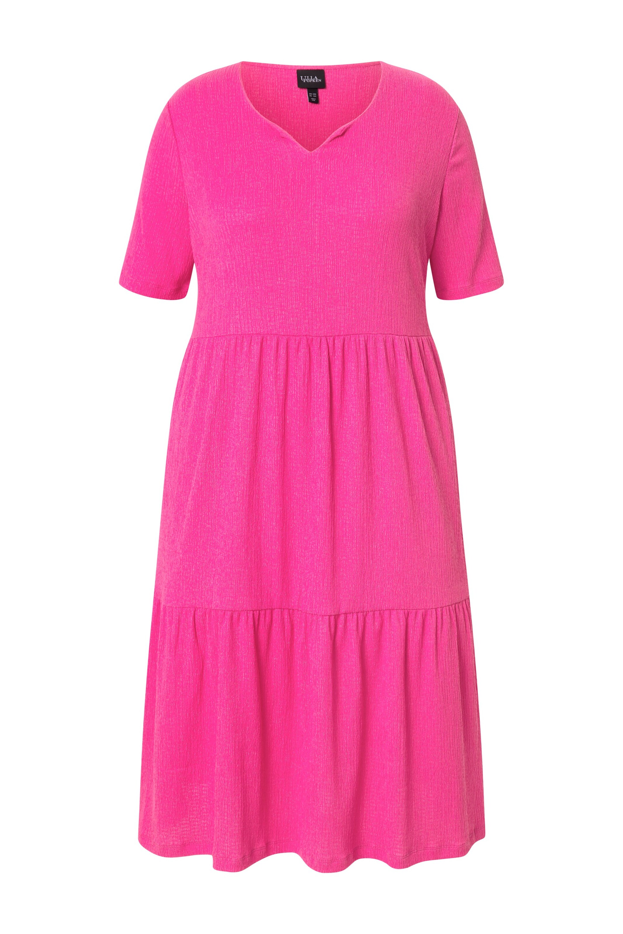 Ulla Popken Jurk in Roze: voorkant