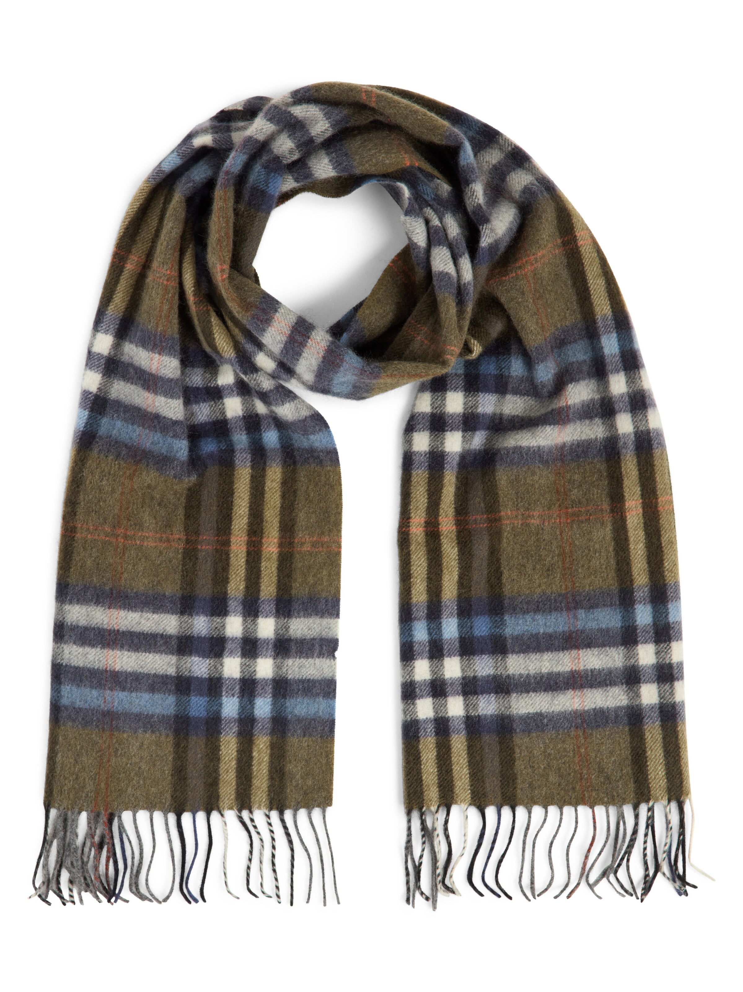 Finshley & Harding Scarf in Green: front
