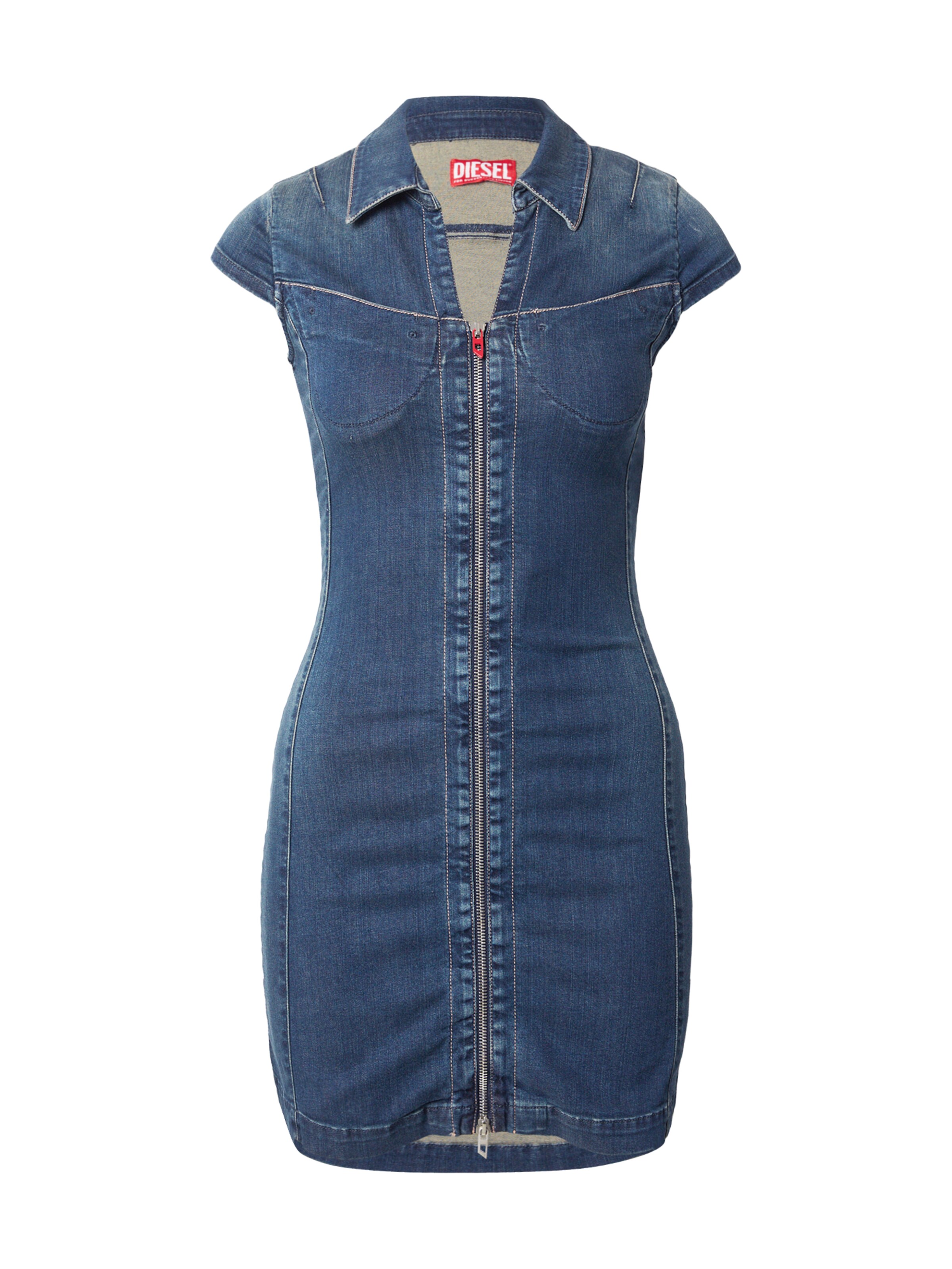 DIESEL Kleid 'DE-LORVYN-S' in 34 in blue denim, Produktansicht