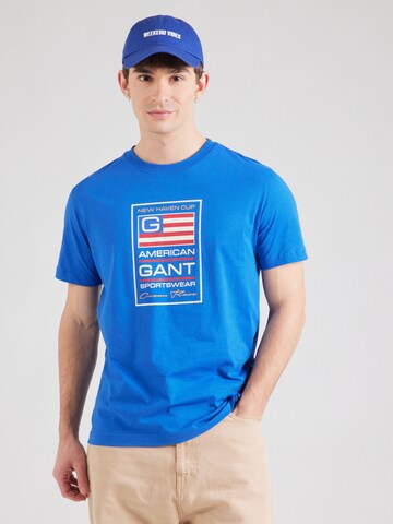 GANT T-Shirt (GOTS) in Blau: Vorderseite