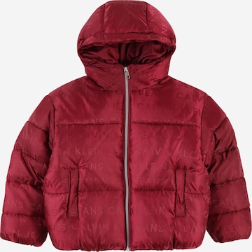 Calvin Klein Jeans Kurtka przejściowa w kolorze czerwony: przód