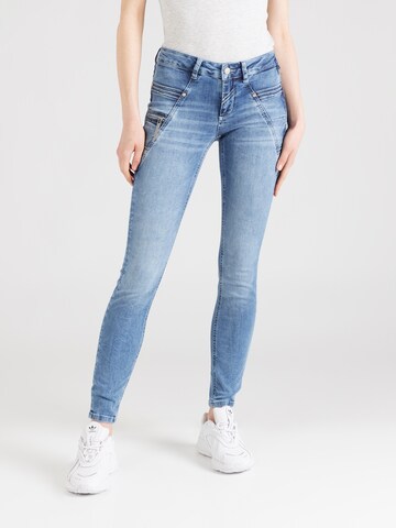 Gang Skinny Jeans '94NELE BIKER' in Blauw: voorkant