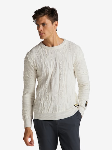 Carlo Colucci Sweater in White: front