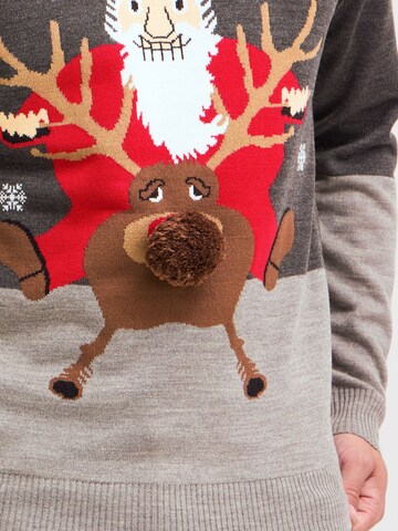 Pull-over 'Rudolph' BLEND en mélange de couleurs