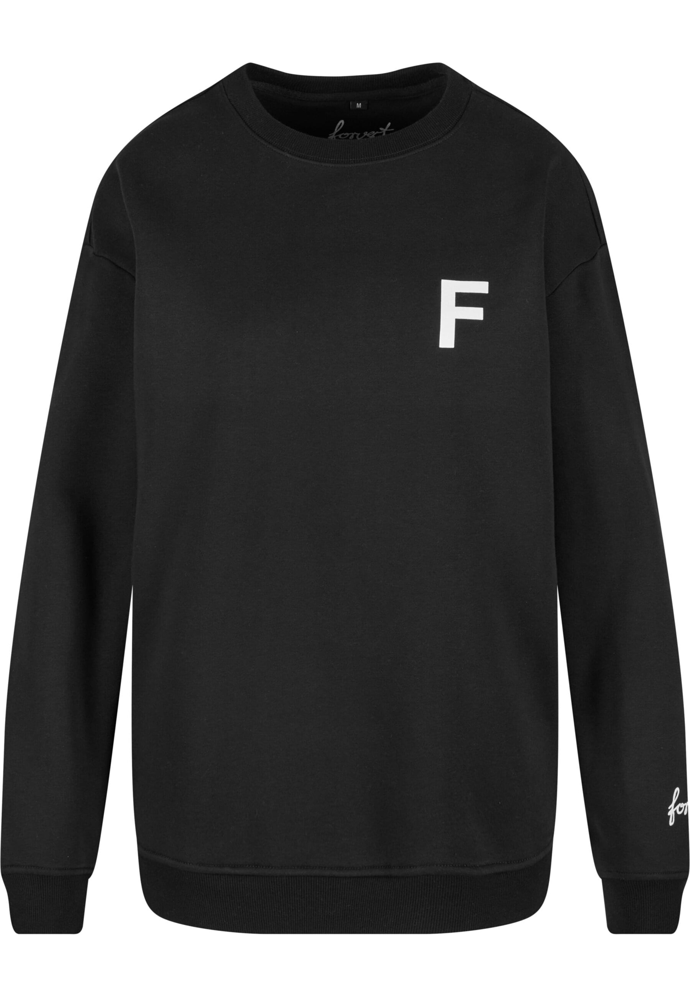 Forvert Mikina 'Campus' – černá: přední strana