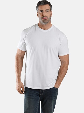 T-Shirt 'Earl Boon' Charles Colby en blanc : devant