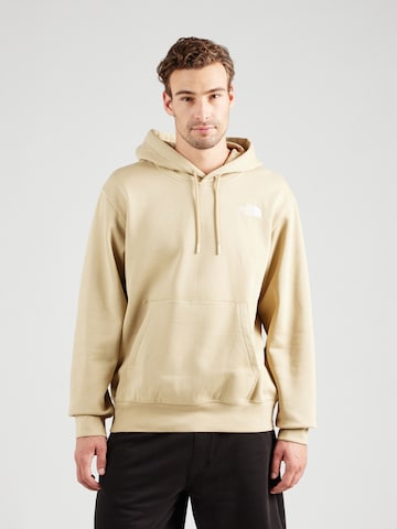 THE NORTH FACE Tréning póló 'ESSENTIAL' - bézs: elől