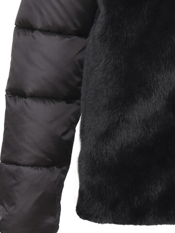 BOMBOOGIE Winterjacke 'FURRY' in Schwarz