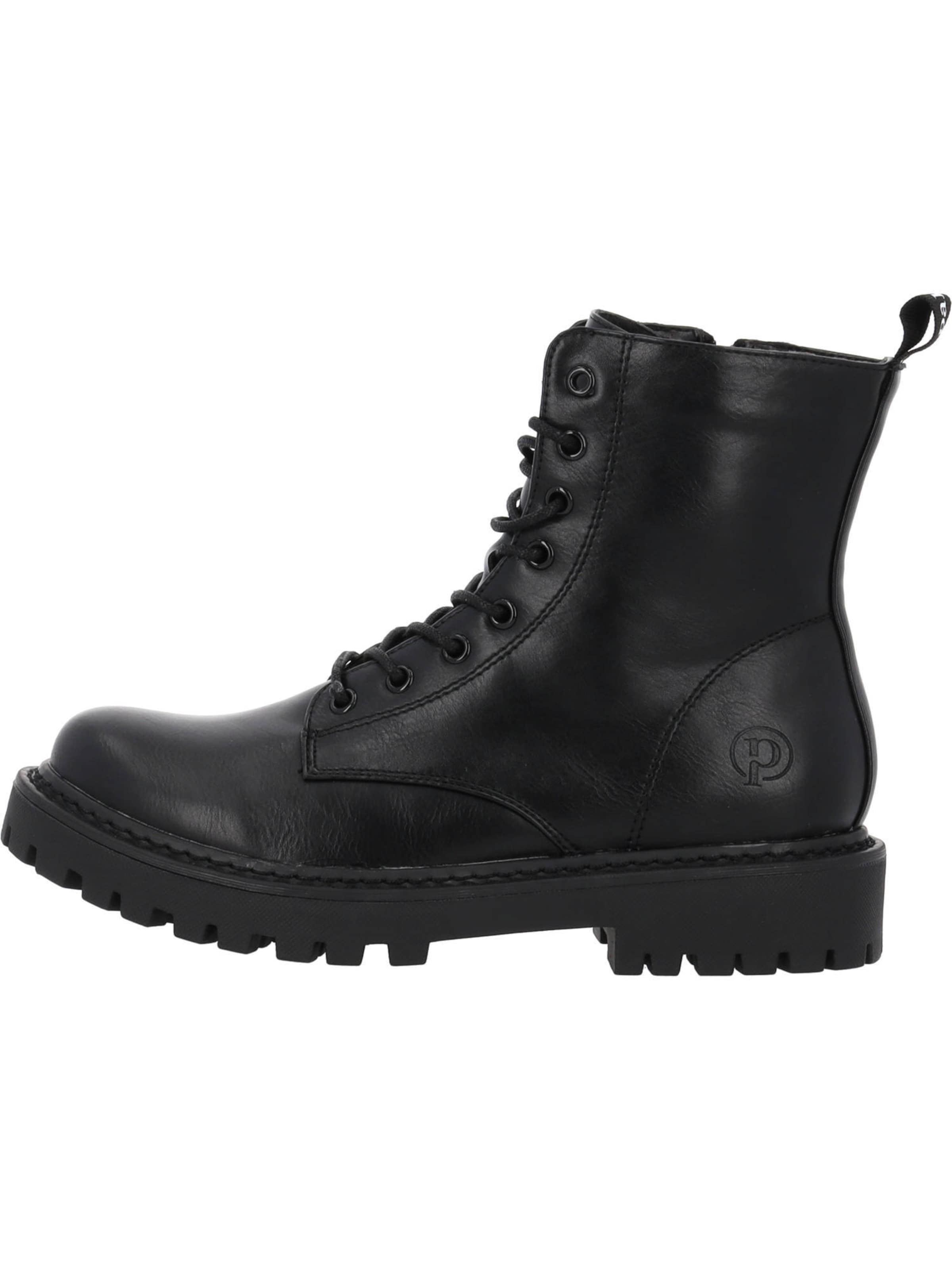 Palado Schnürstiefelette 'Noleta' in Schwarz