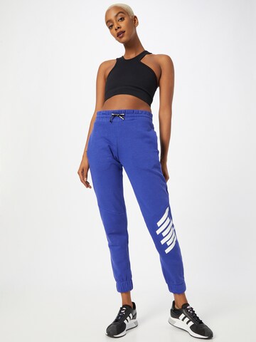 Superdry Tapered Workout Pants 'Train Core' in Blue