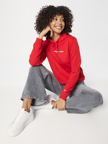 Tommy Jeans - Sweatshirt em vermelho