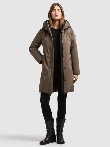Manteau d’hiver 'Hickle' khujo en marron