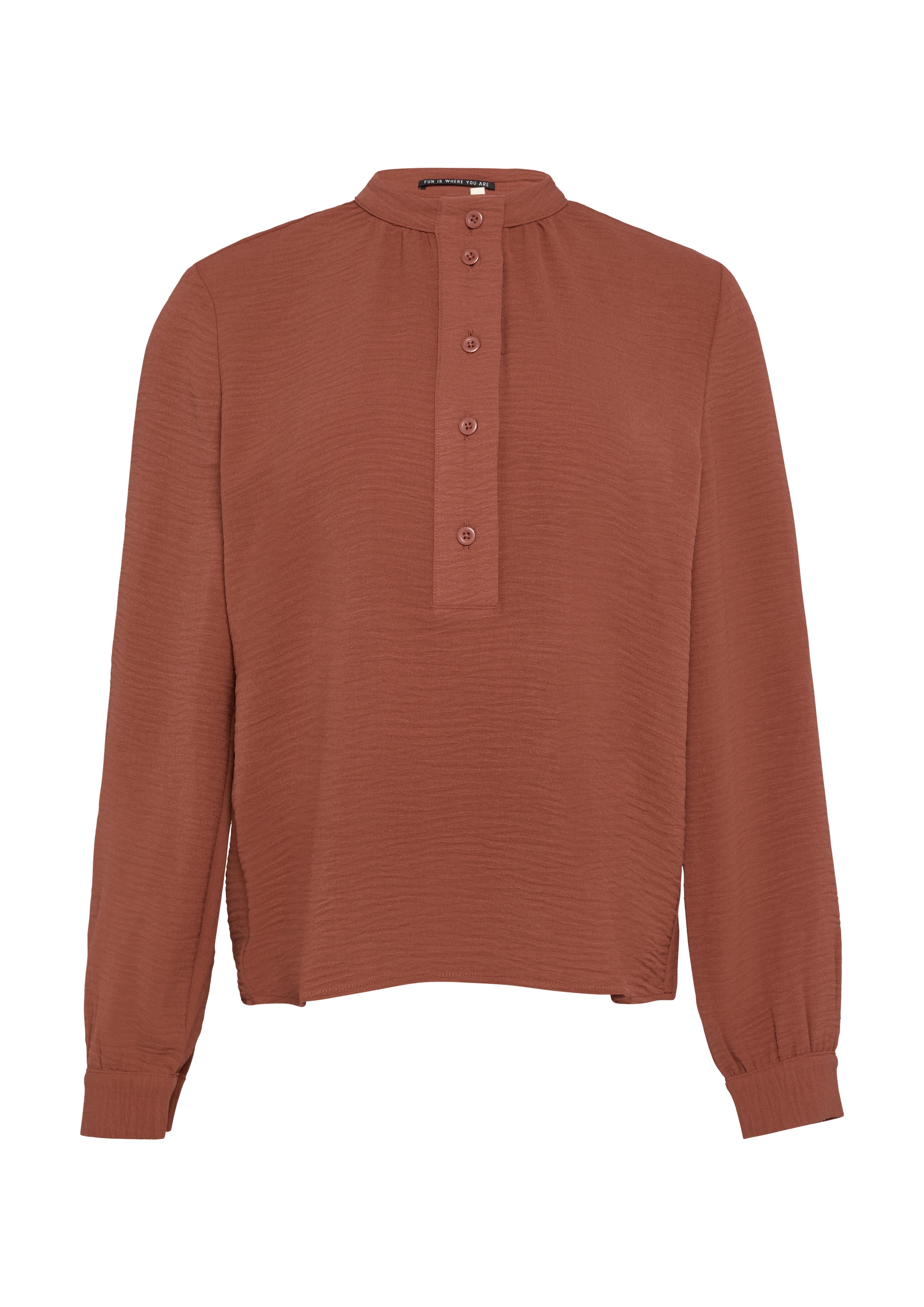 QS Bluse in Rot: Vorderseite