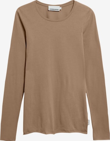 ARMEDANGELS Shirt in Braun: Vorderseite