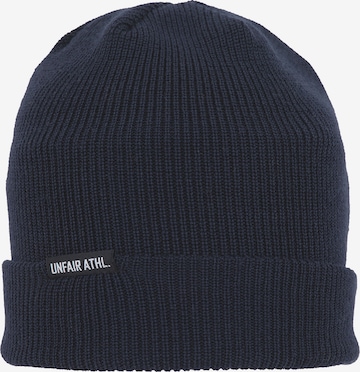 Unfair Athletics Beanie in Blue: front