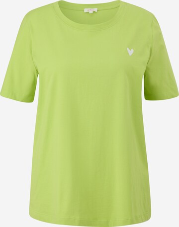 T-shirt s.Oliver en vert : devant