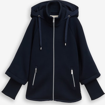 TOM TAILOR Välikausitakki värissä sininen: etupuoli