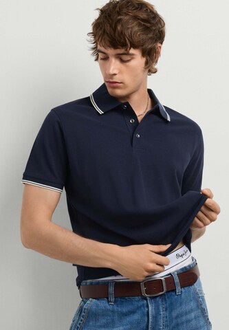 Pepe Jeans Poloshirt 'Muller' in Blau: Vorderseite