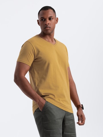 Ombre Shirt in Geel