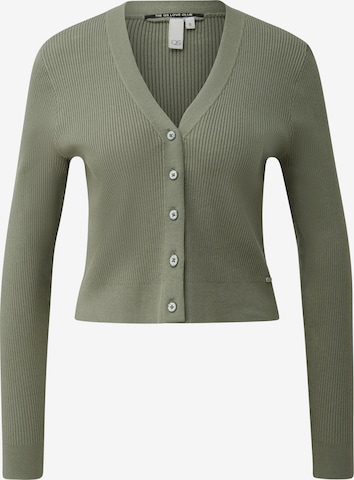 Cardigan QS en vert : devant