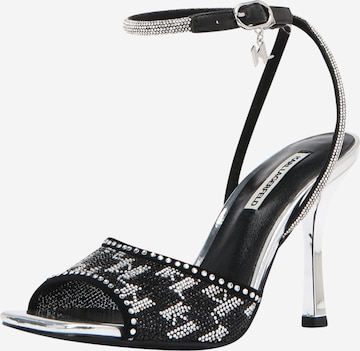 Karl Lagerfeld Remienkové sandále 'GALA' - strieborná: predná strana