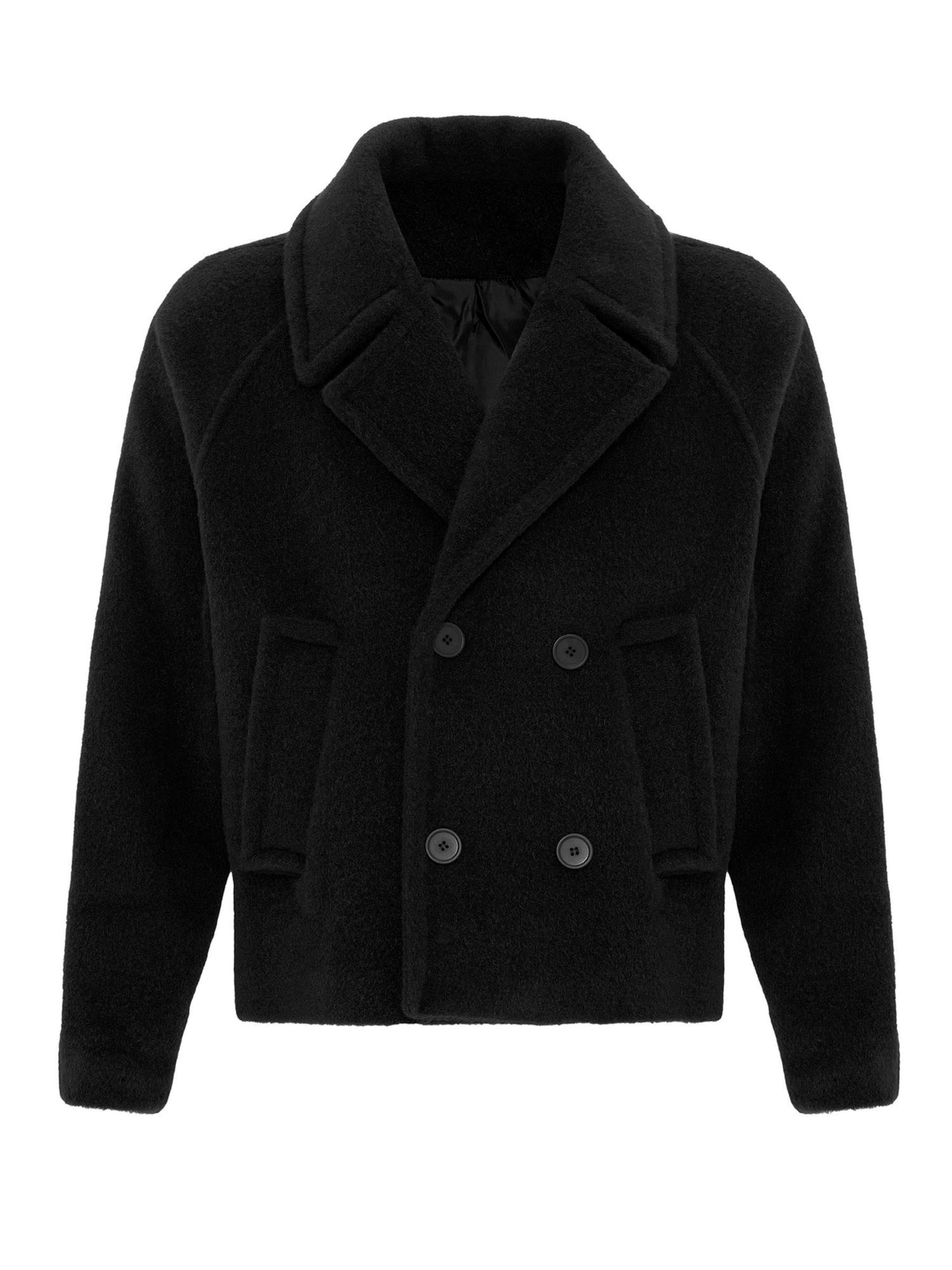 Antioch Демисезонное пальто 'Genowefa' в Черный: спереди