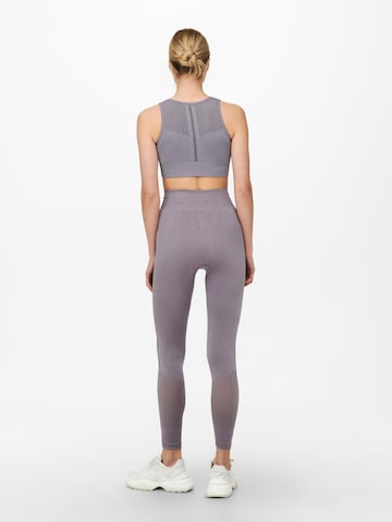 ONLY PLAY Skinny Workout Pants 'Saba' in Purple