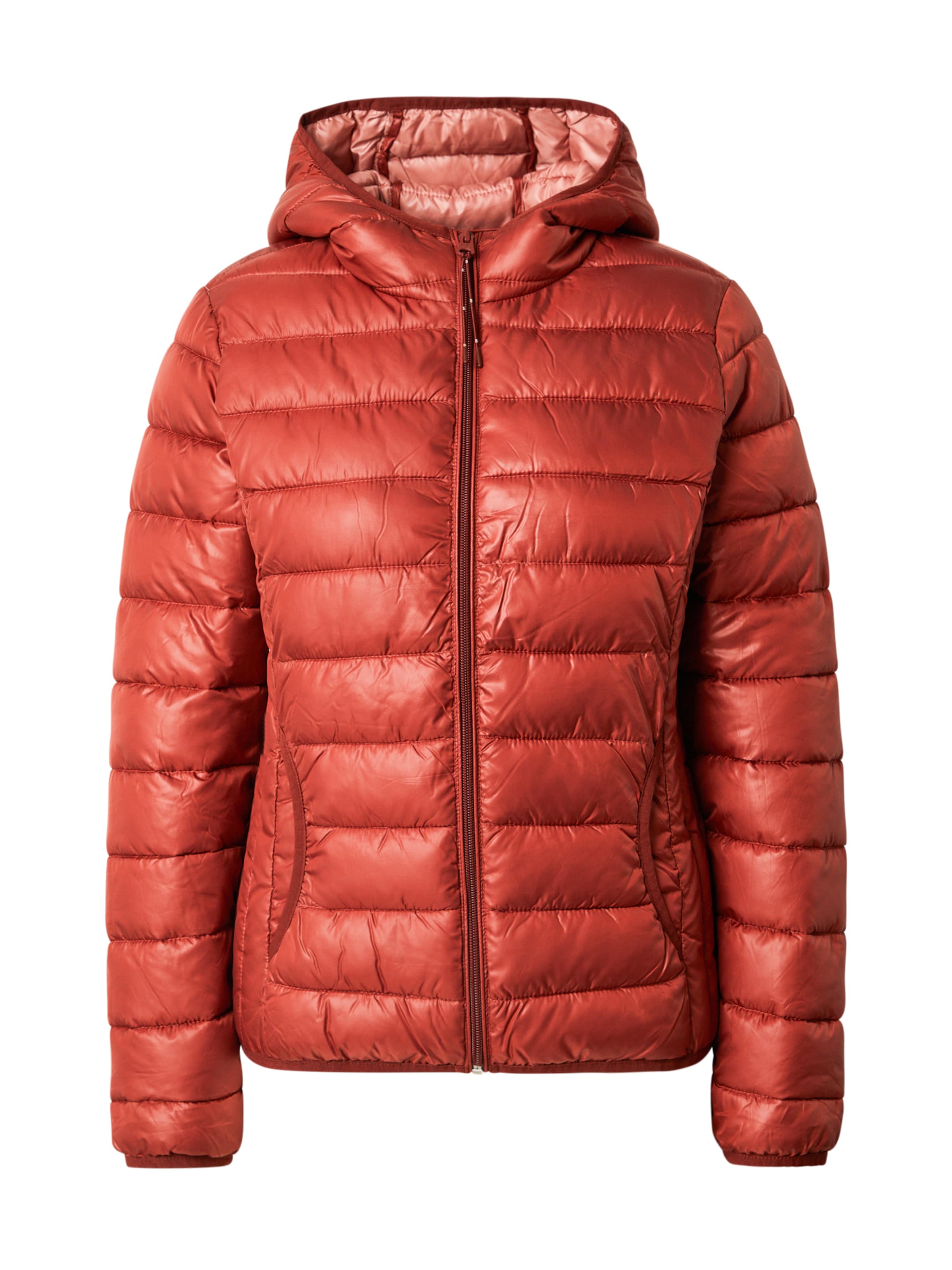 QS Winterjas in Rood: voorkant