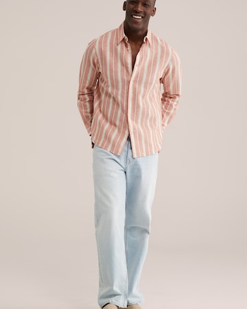 WE Fashion Tavaline suurus Triiksärk, värv punane