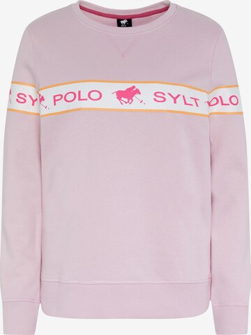 Polo Sylt Sweatshirt in Pink: front