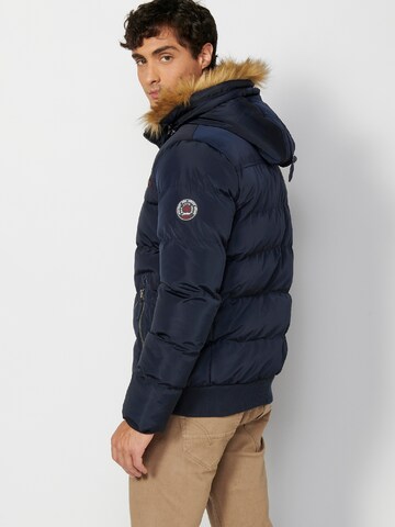 KOROSHI Winter Jacket in Blue