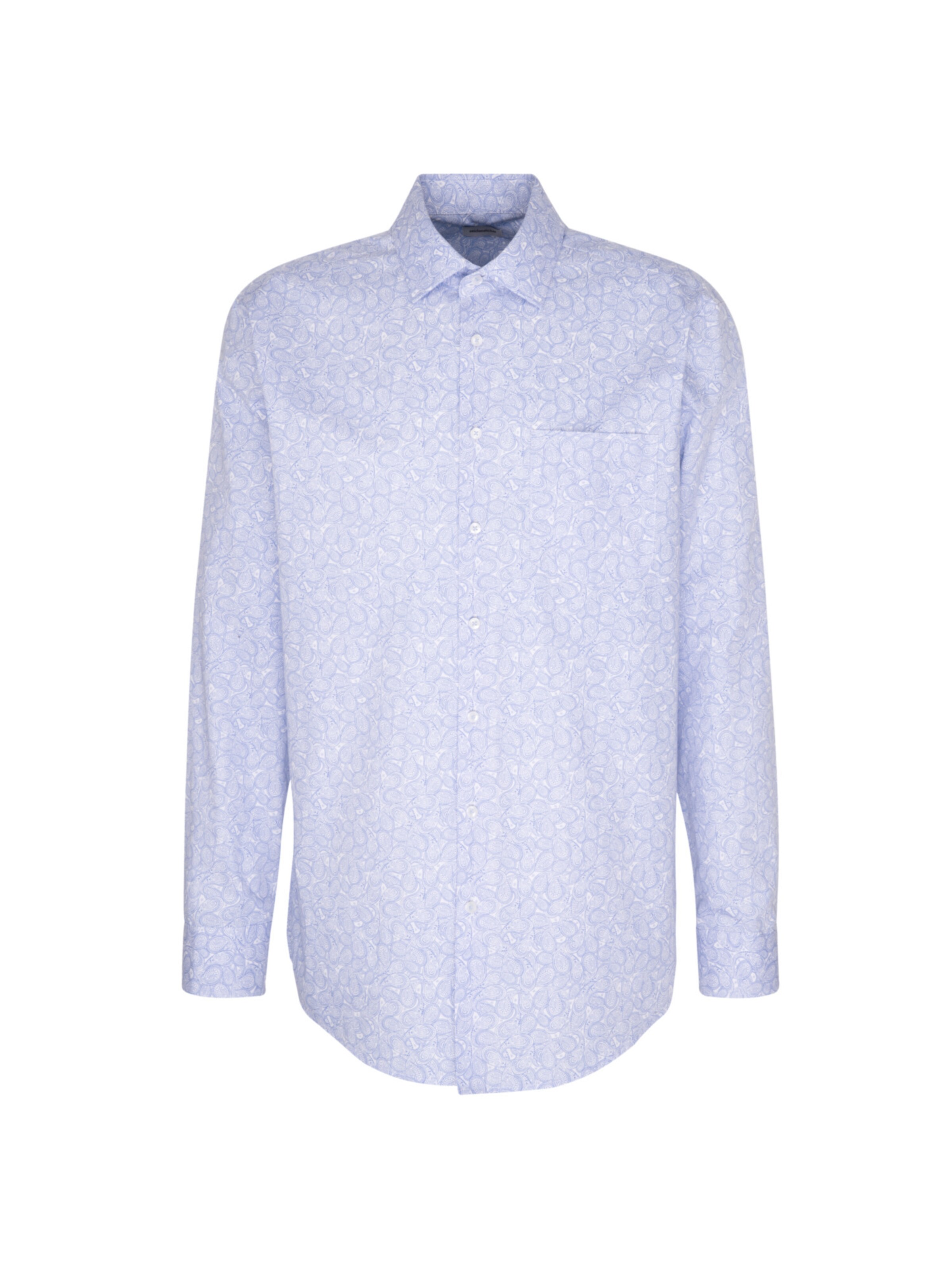 Coupe regular Chemise business SEIDENSTICKER en bleu : devant