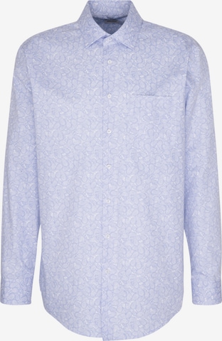 mėlyna SEIDENSTICKER Standartinis modelis Dalykinio stiliaus marškiniai: priekis