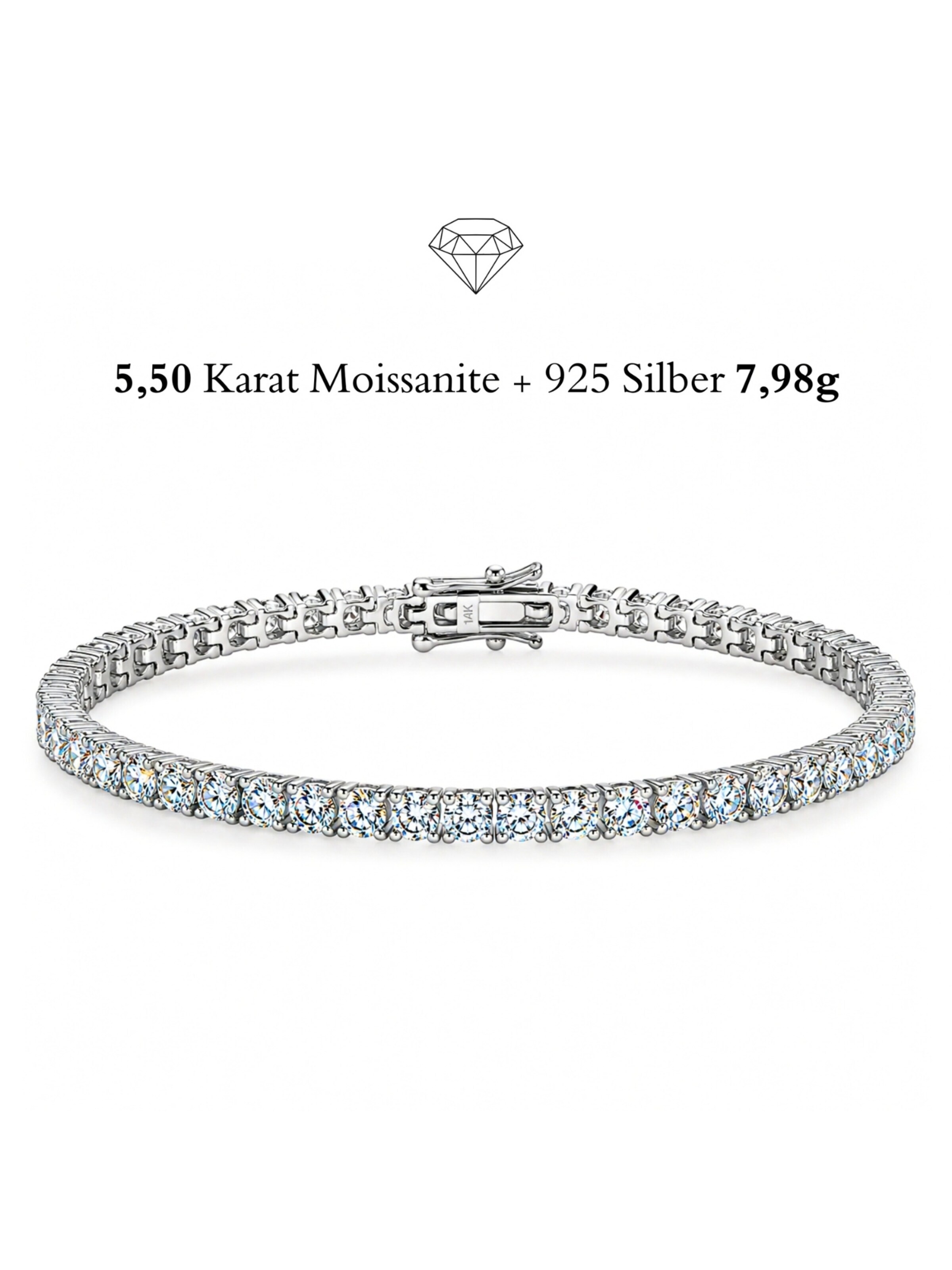 UNIQAL Armband in Zilver: voorkant