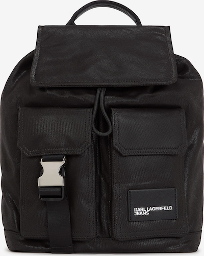 KARL LAGERFELD JEANS Reppu värissä musta / valkoinen, Tuotenäkymä