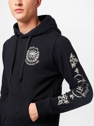 REPLAY Sweatshirt in Schwarz