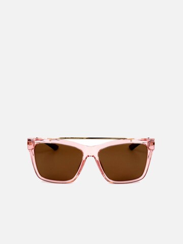 Smith Sunglasses 'Smith THE RUNAROUND Pink gold 55/16/140 Women Sunglasses' in Pink: front