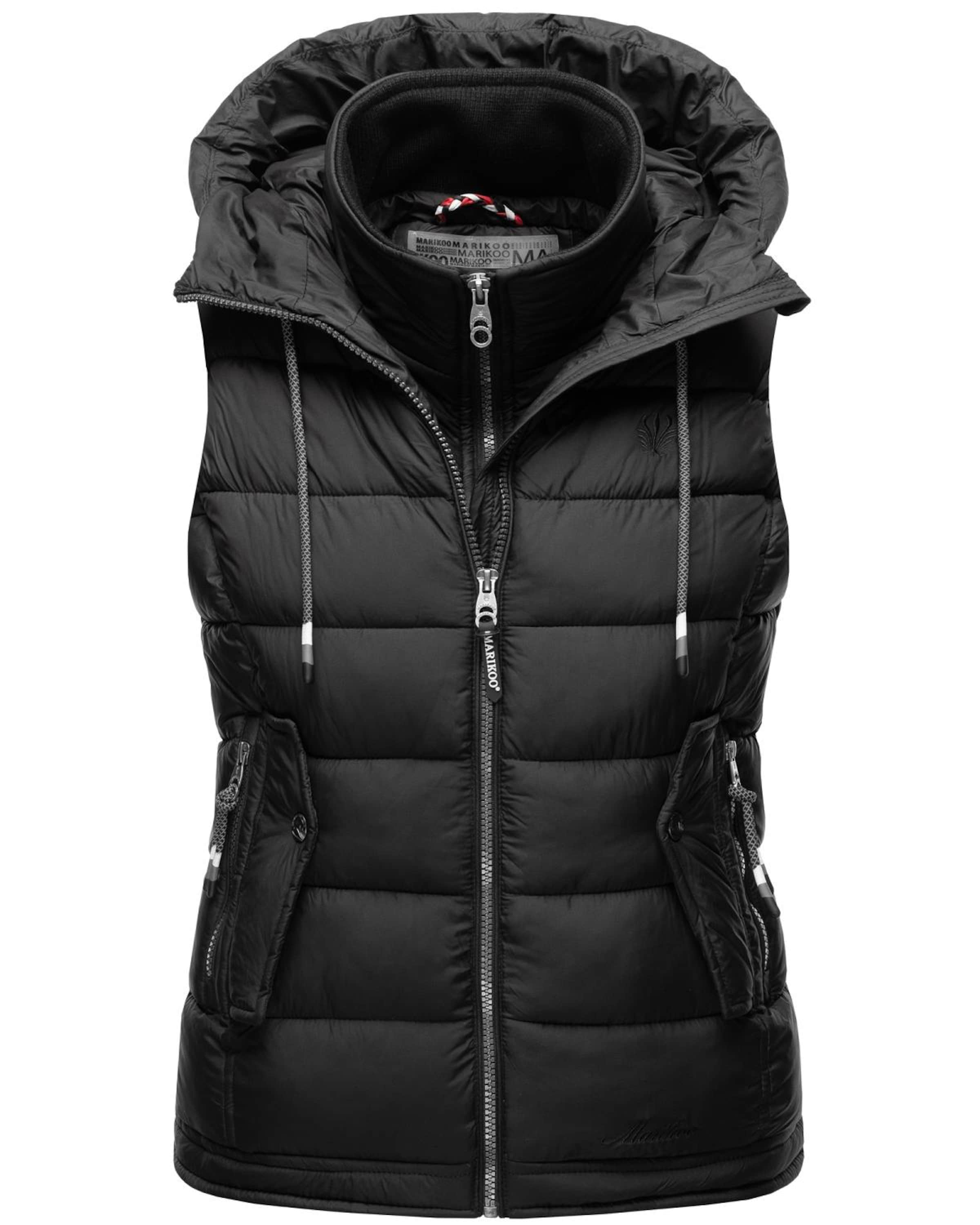 MARIKOO Vest 'Taisaa' in Black: front