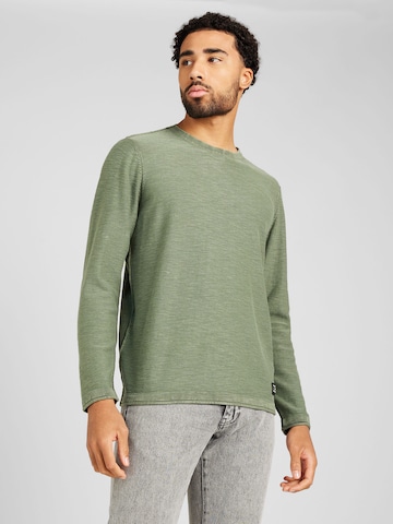 CAMP DAVID Sweater in Green: front