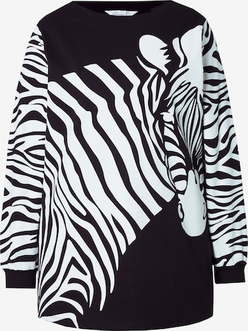 MIAMODA Sweatshirt in Black: front