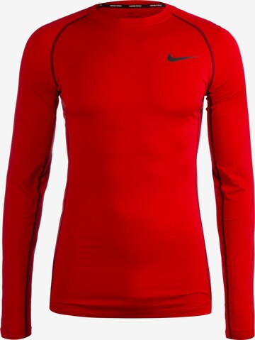 NIKE Functioneel shirt in Rood: voorkant