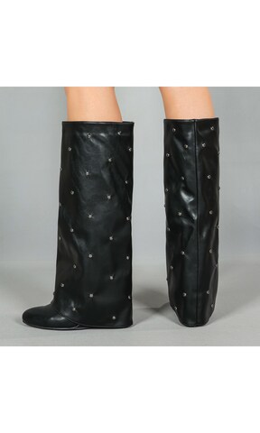 Ital-Design Stiefel in Schwarz