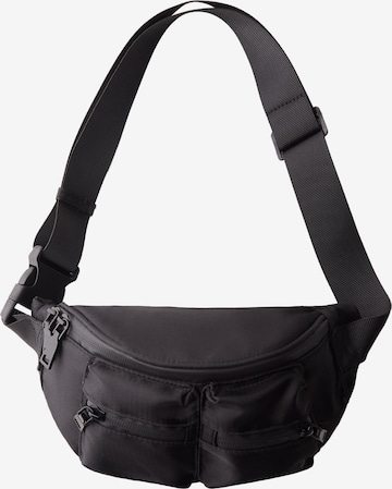 BershkaPojasna torbica - crna boja: prednji dio