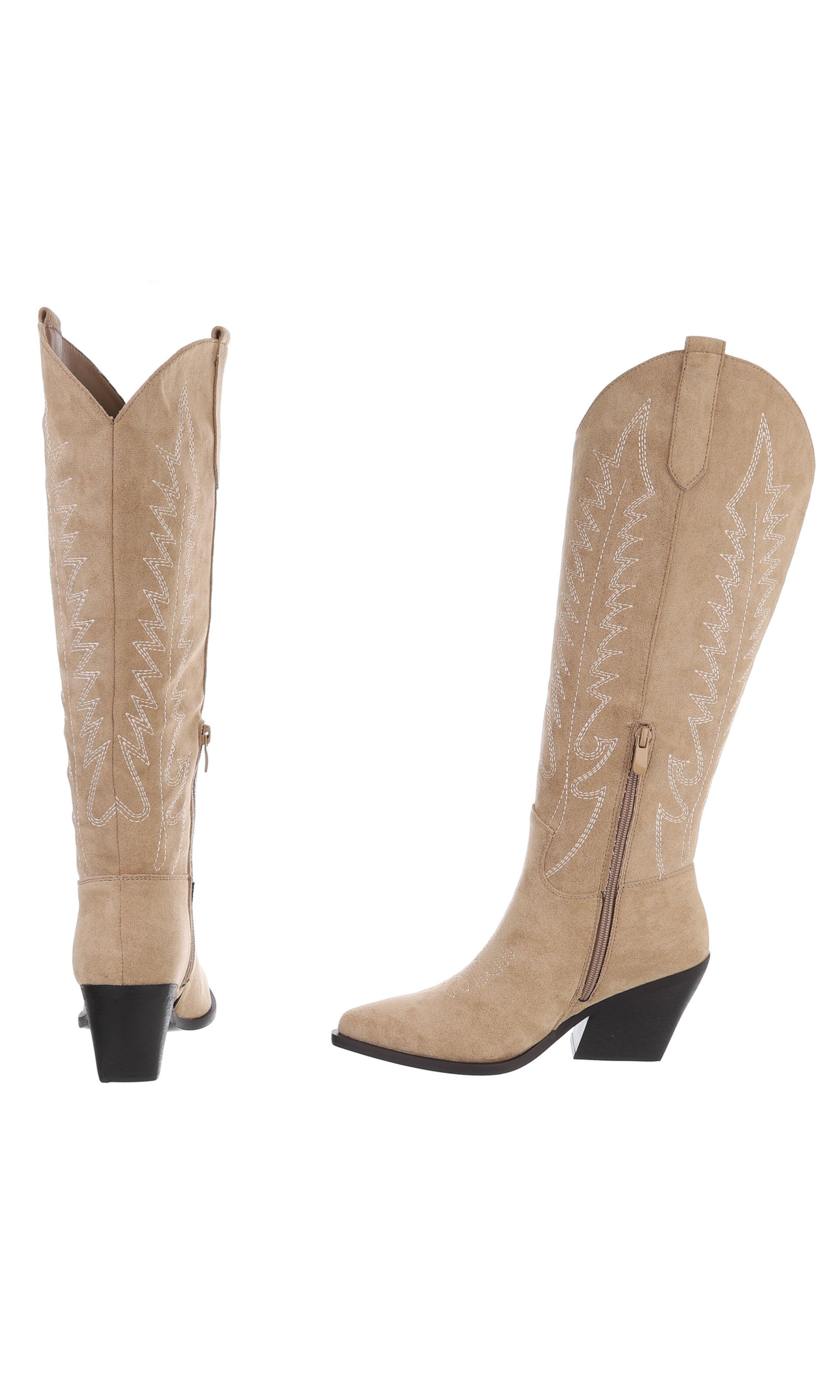 Ital-Design Cowboy Boots in Brown