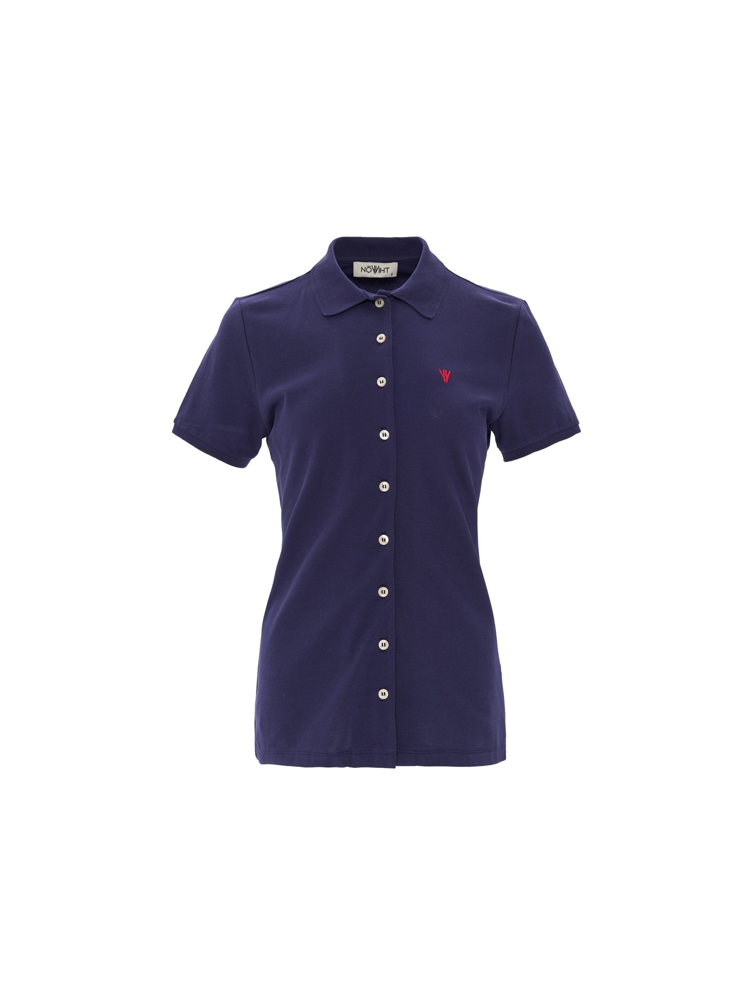 NOWIHT Blouse 'Eugenie' in Blue: front